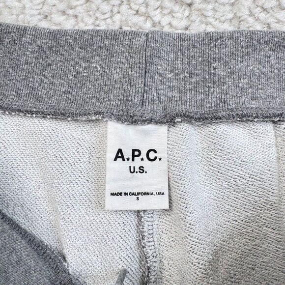 A.P.C Gray Track Jogger Sweatpants - Picture 5 of 10